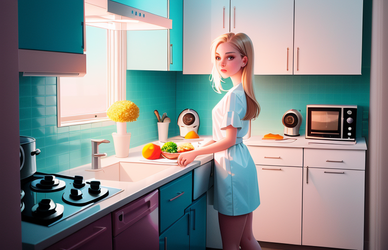 00065-2762671293-dreamlikeart analog style mdjrny-v4 style establish shot of beautiful girl  standing in kitchen interior, looking at viewer, fac.png